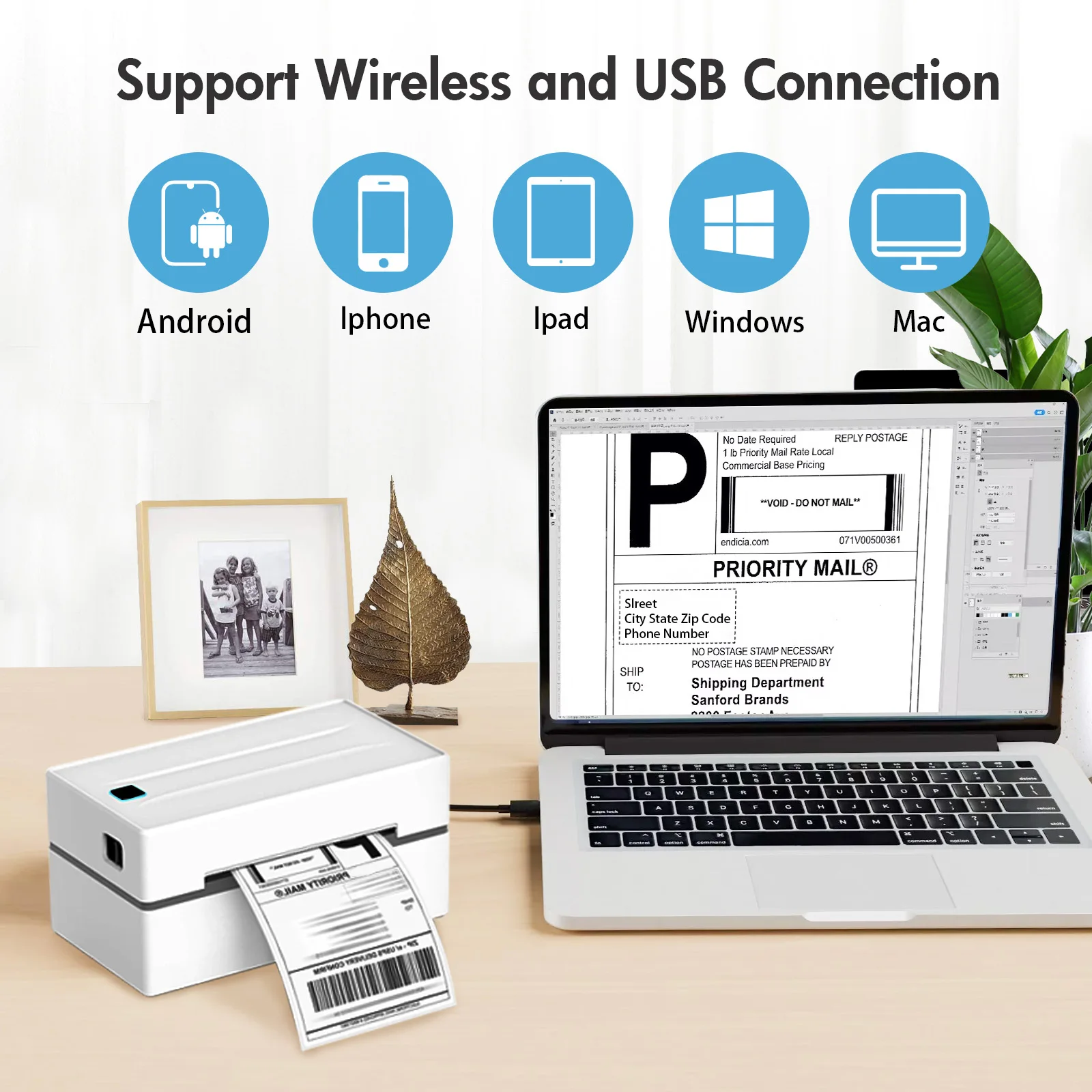Thermal Label Printer Portable 4X6 - Image 5
