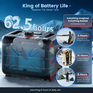 8KW Diesel Parking Heater with App Control - Thumbnail Image 4