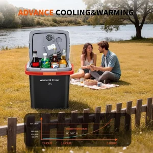 26L Portable Car Cooler & Warmer, - Thumbnail Image 4