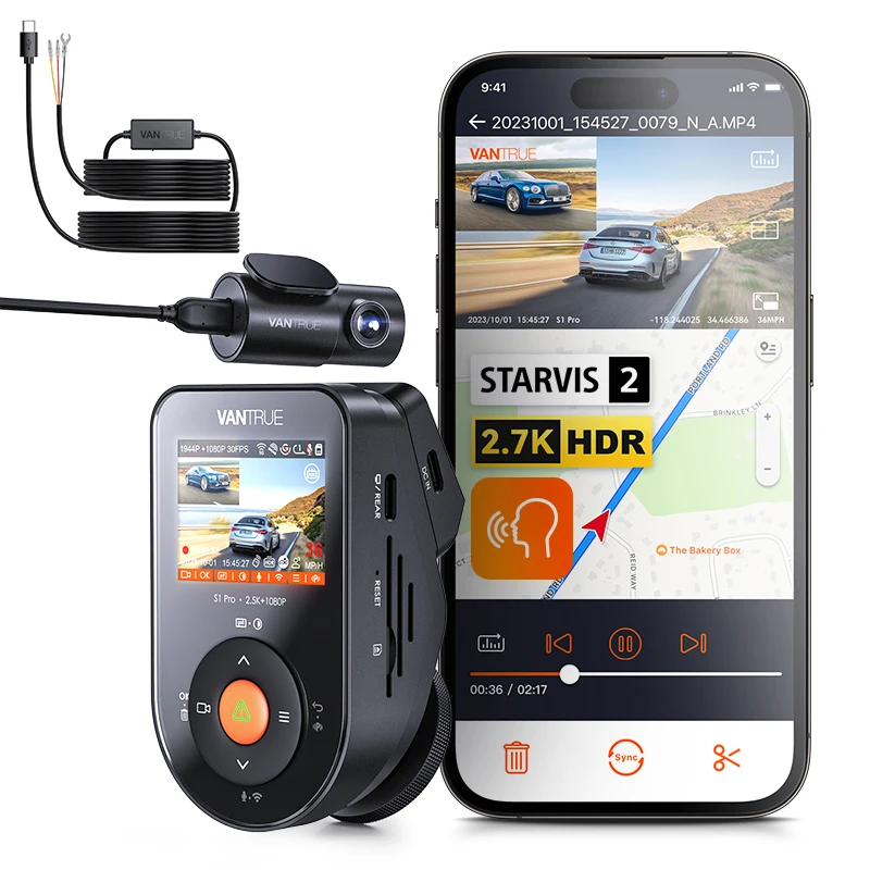 Dashcam 2.7K Front and Rear 5Camera HDR - Image 8