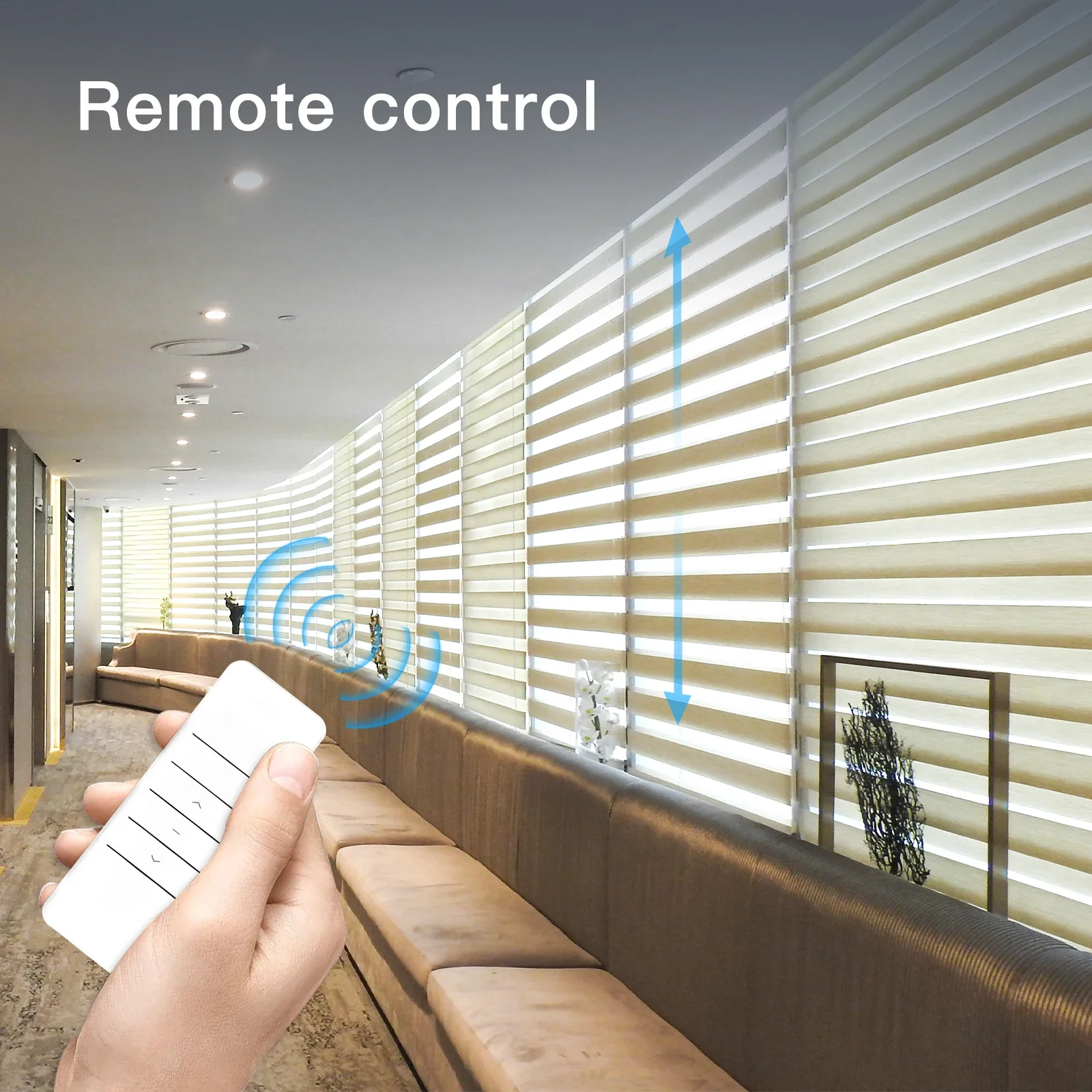 WiFi Smart Motor Electric Chain Roller Blinds Alexa/Google - Image 4