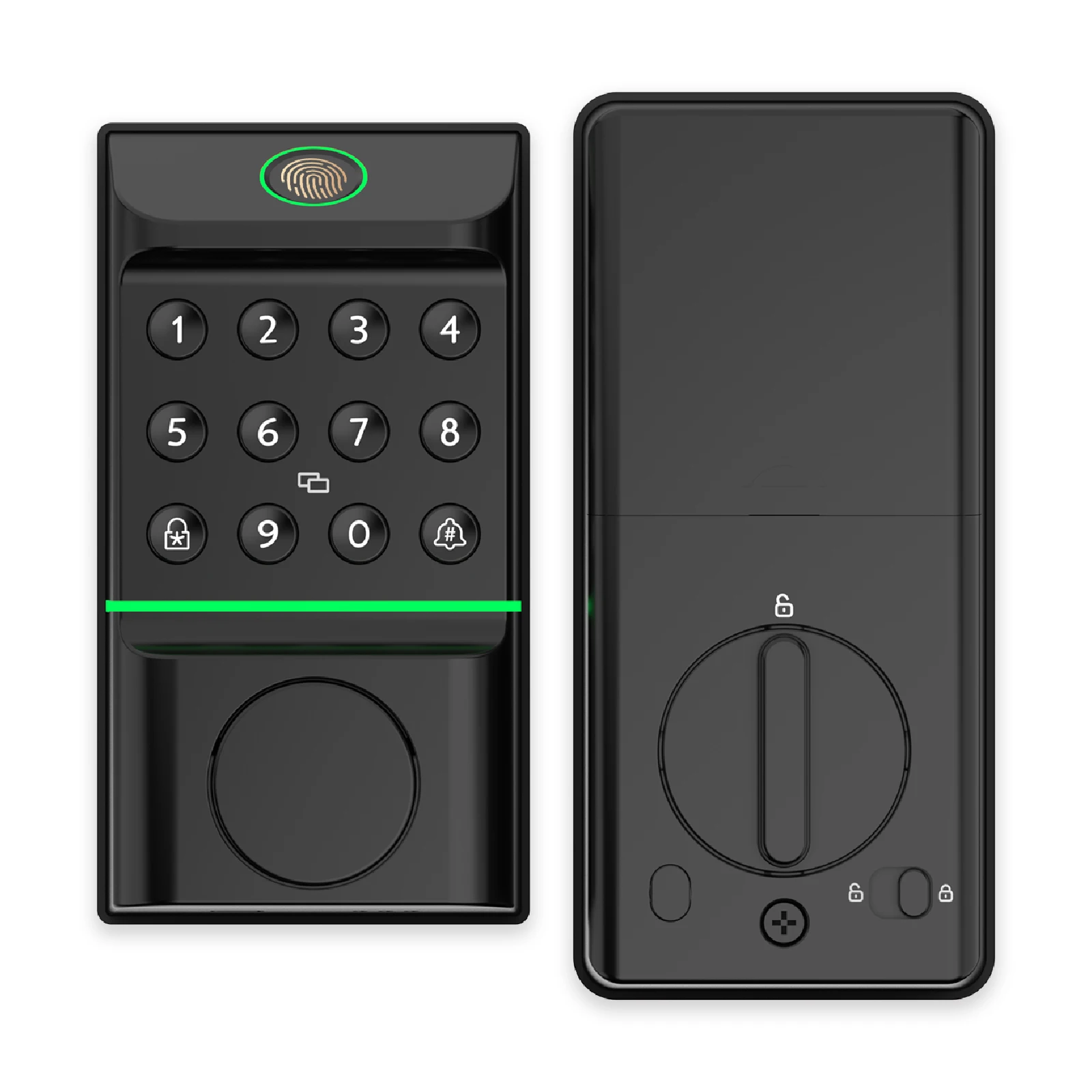 Smart Lock Keyless Entry Door Lock Fingerprint - Image 1