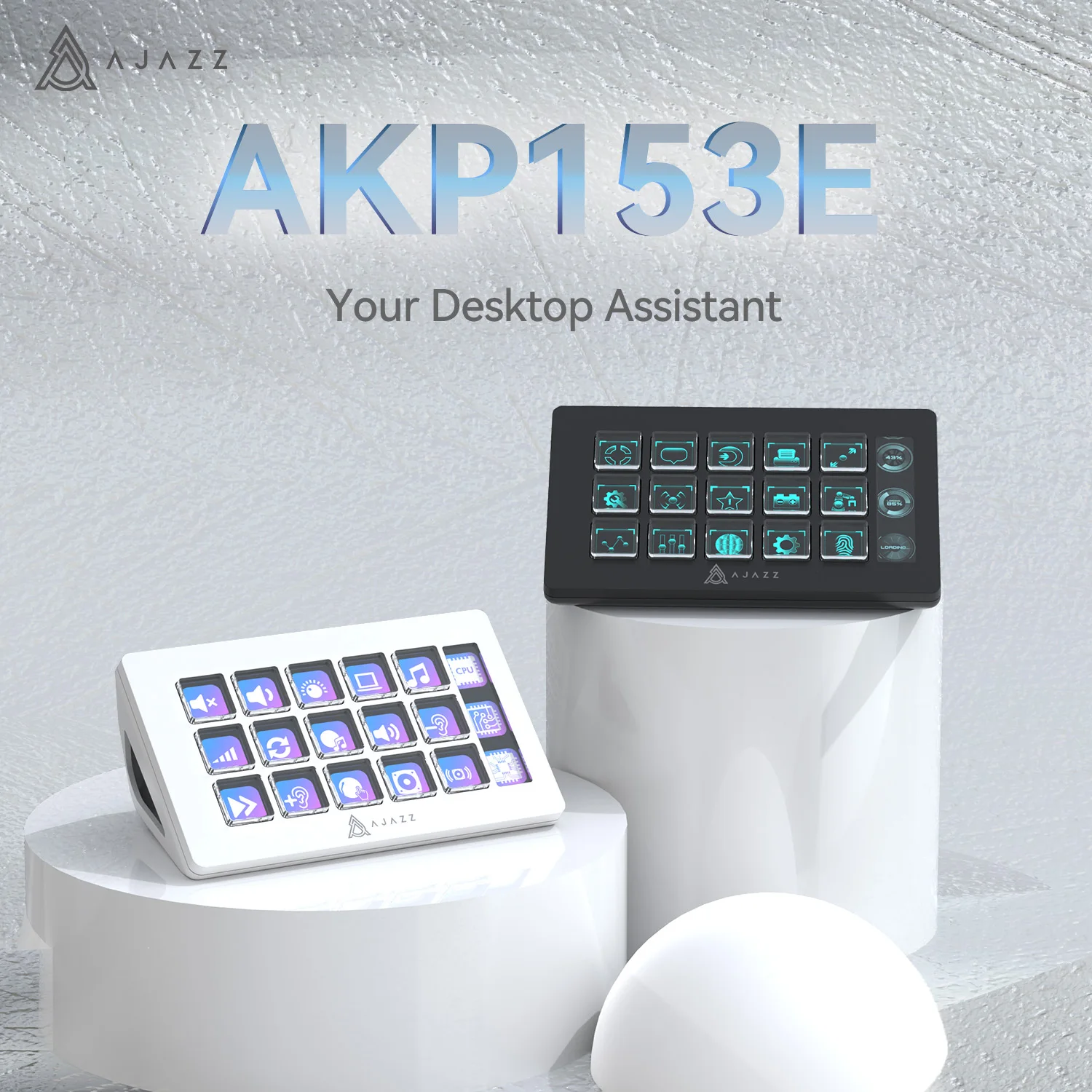 Programmable Macro Console Visual LCD Control Panel for Gaming Office - Image 1