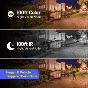 Smart Dual-Light PoE IP Camera, Motion Detection 2.0, H.265+ 30m Night Vision, Built-in Mic, I - Thumbnail Image 3