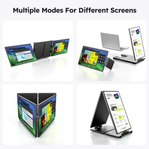 15.6 inch Triple Screen Extender for Laptop Mini PC 1080 - Thumbnail Image 4