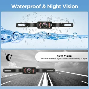 5Inch Rear View Camera, Portable Monitor Screen Reversing Camera - Thumbnail Image 5