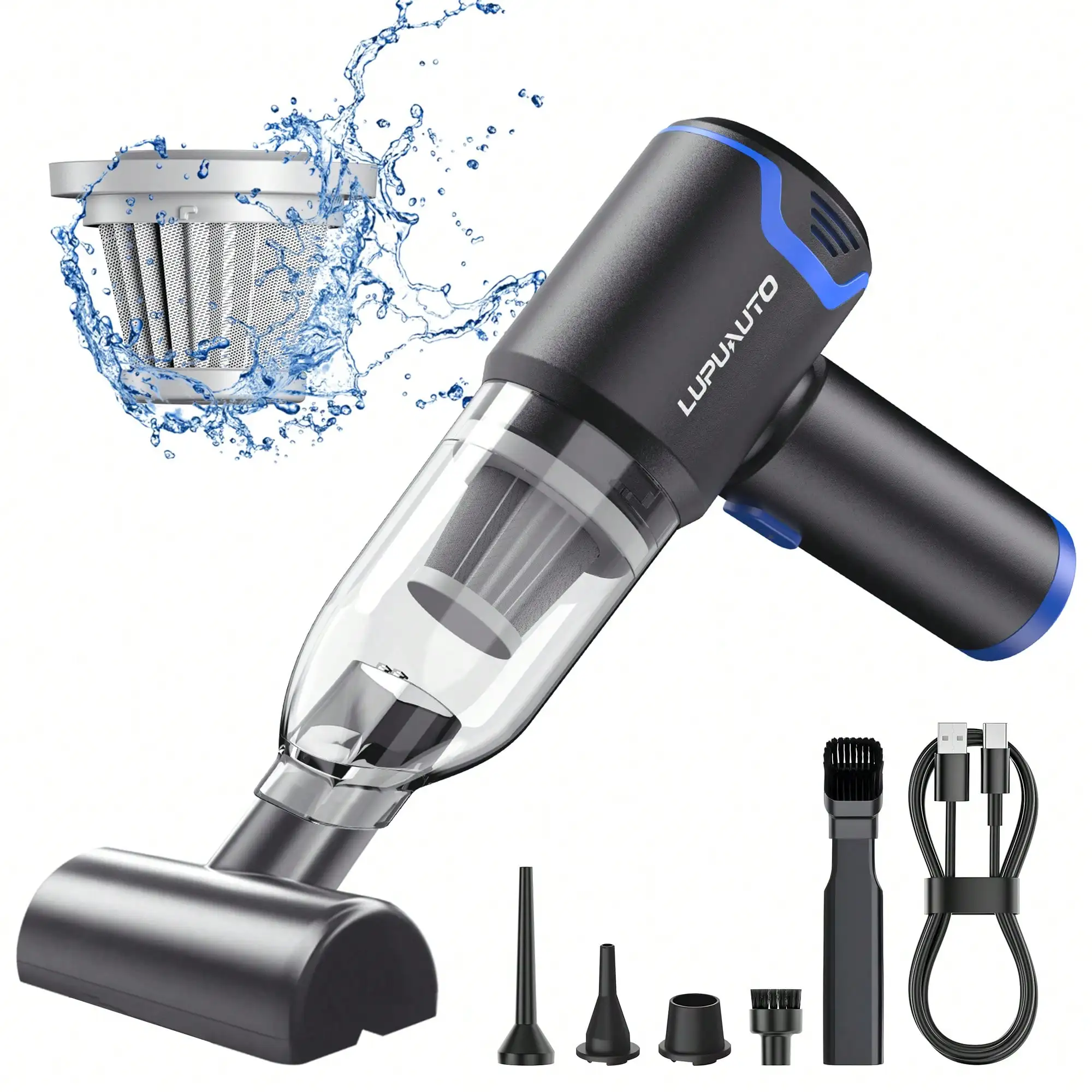Car Vacuum Cleaner Strong Suction Cleaning - - Image 3