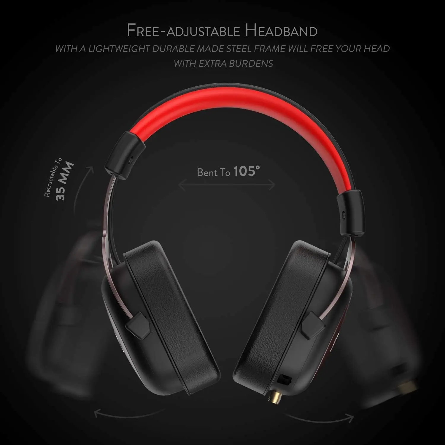 Redragon H510 Zeus Wired Gaming Headset - - Image 5