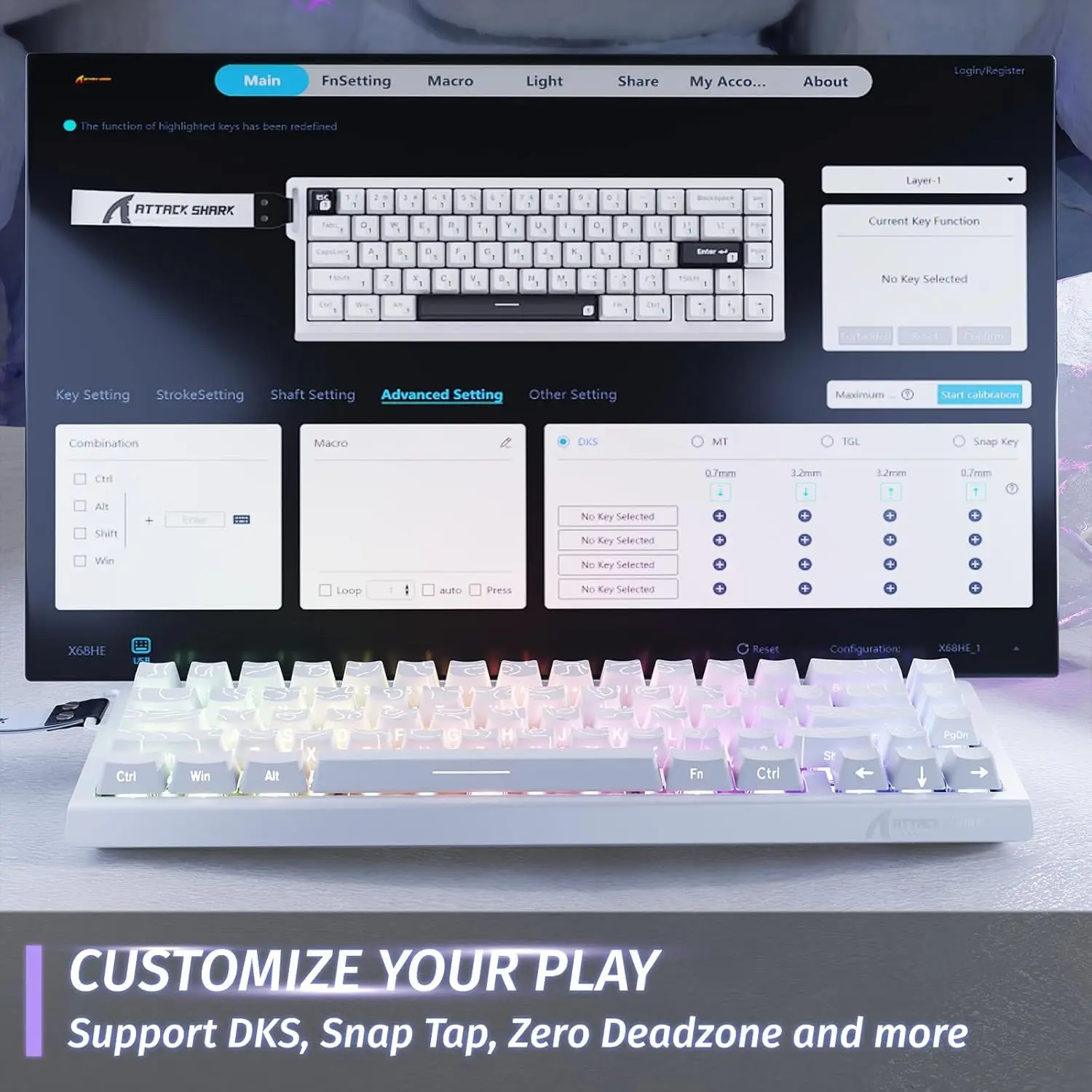 X68 HE Rapid Trigger Mechanical Gaming Keyboard - Image 5