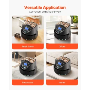 Coin Sorter Coin Counter Machine for 5 Kinds of USD Coins - Thumbnail Image 2