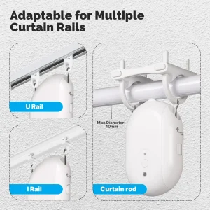 Smart Electric Curtain Robot Timing Auto Opener Closer - Thumbnail Image 4