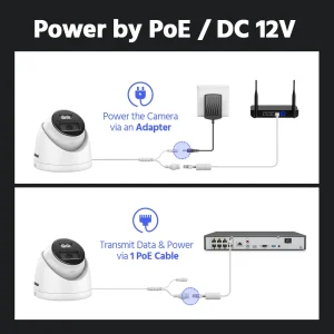 Smart Dual-Light PoE IP Camera, Motion Detection 2.0, H.265+ 30m Night Vision, Built-in Mic, I - Thumbnail Image 6