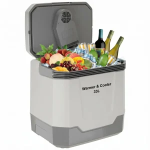 35 Quart Electric Cooler Warmer 12V Portable Car Refrigerator - Thumbnail Image 2