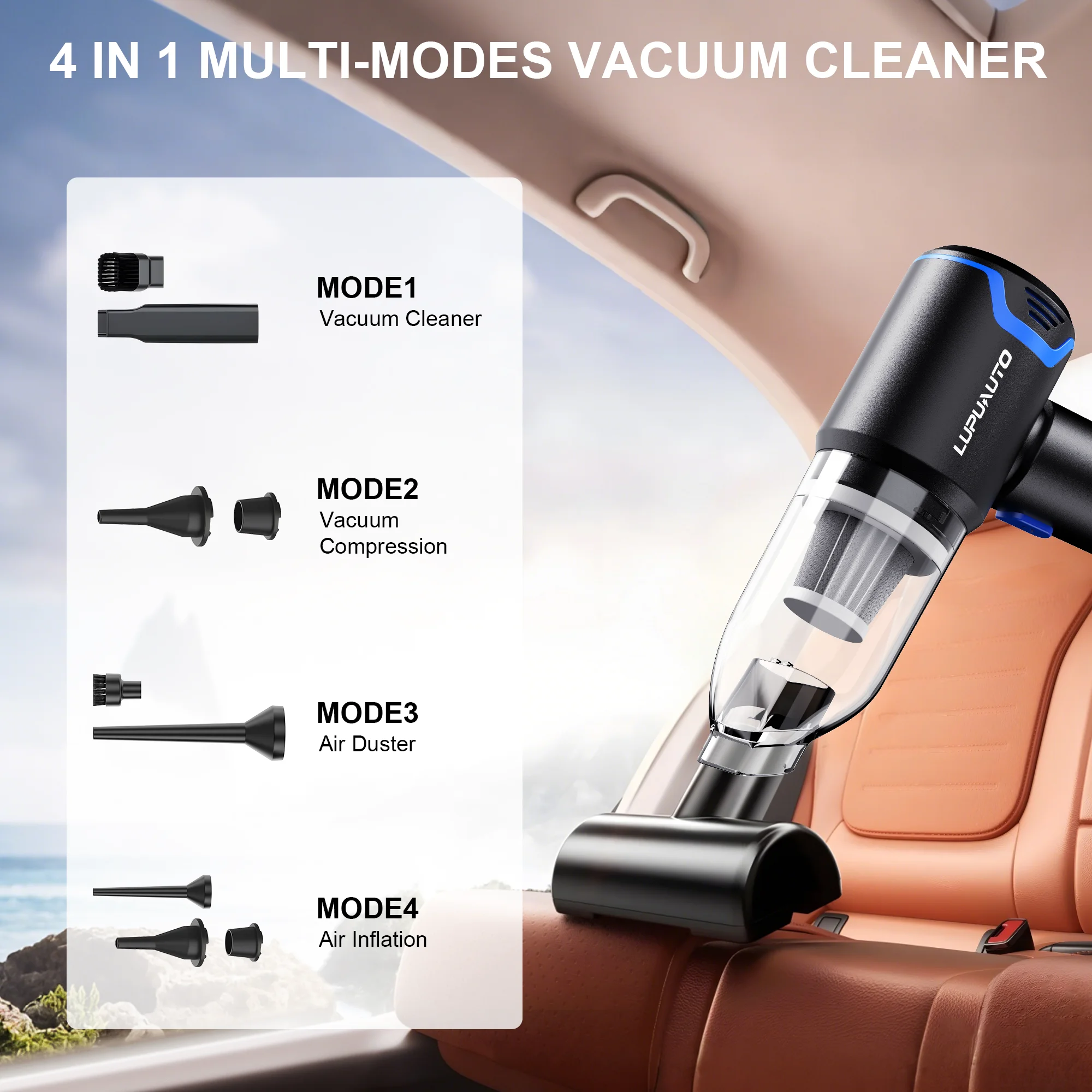 Portable Wireless Car Vacuum Cleaner - Image 8