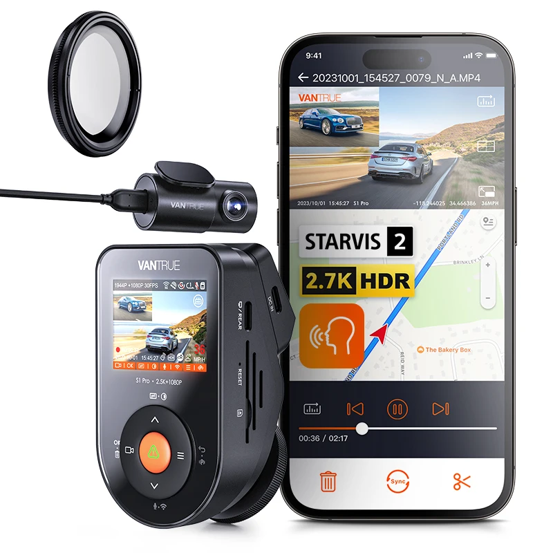 Dashcam 2.7K Front and Rear 5Camera HDR - Image 7