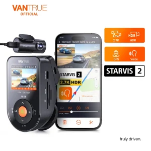 Dashcam 2.7K Front and Rear 5Camera HDR