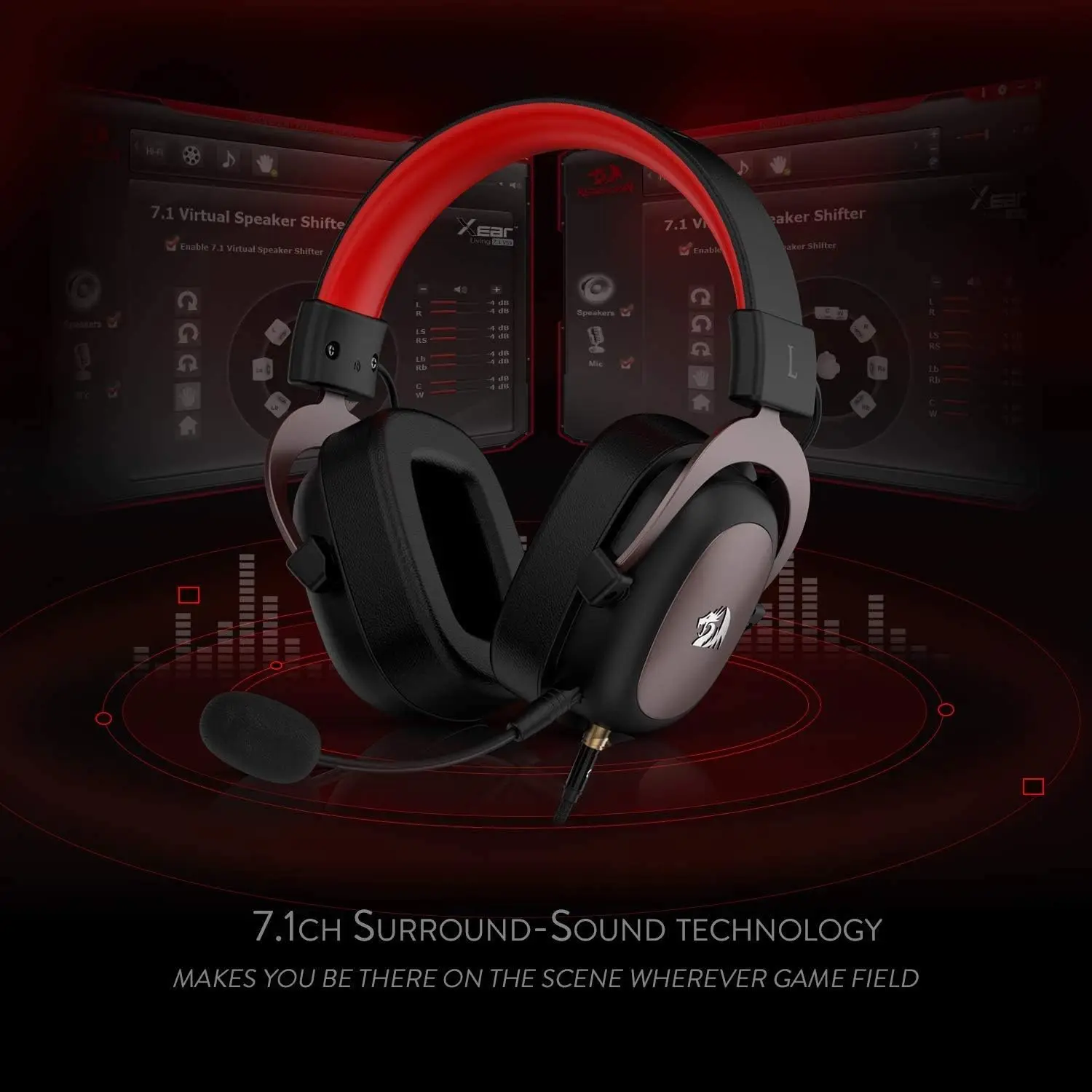Redragon H510 Zeus Wired Gaming Headset - - Image 3