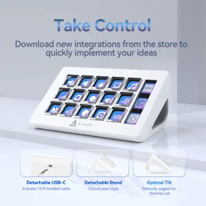 Programmable Macro Console Visual LCD Control Panel for Gaming Office - Thumbnail Image 5