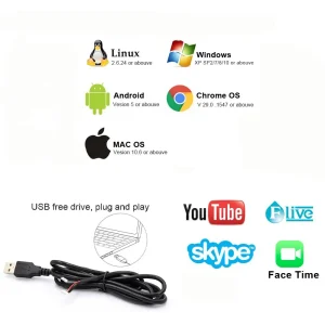 USB Camera Zoom CS Lens,For Windows Linux Android - Thumbnail Image 6
