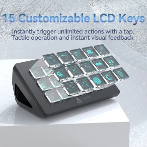 Programmable Macro Console Visual LCD Control Panel for Gaming Office - Thumbnail Image 2