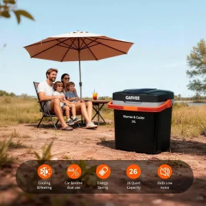 26L Portable Car Cooler & Warmer, - Thumbnail Image 5