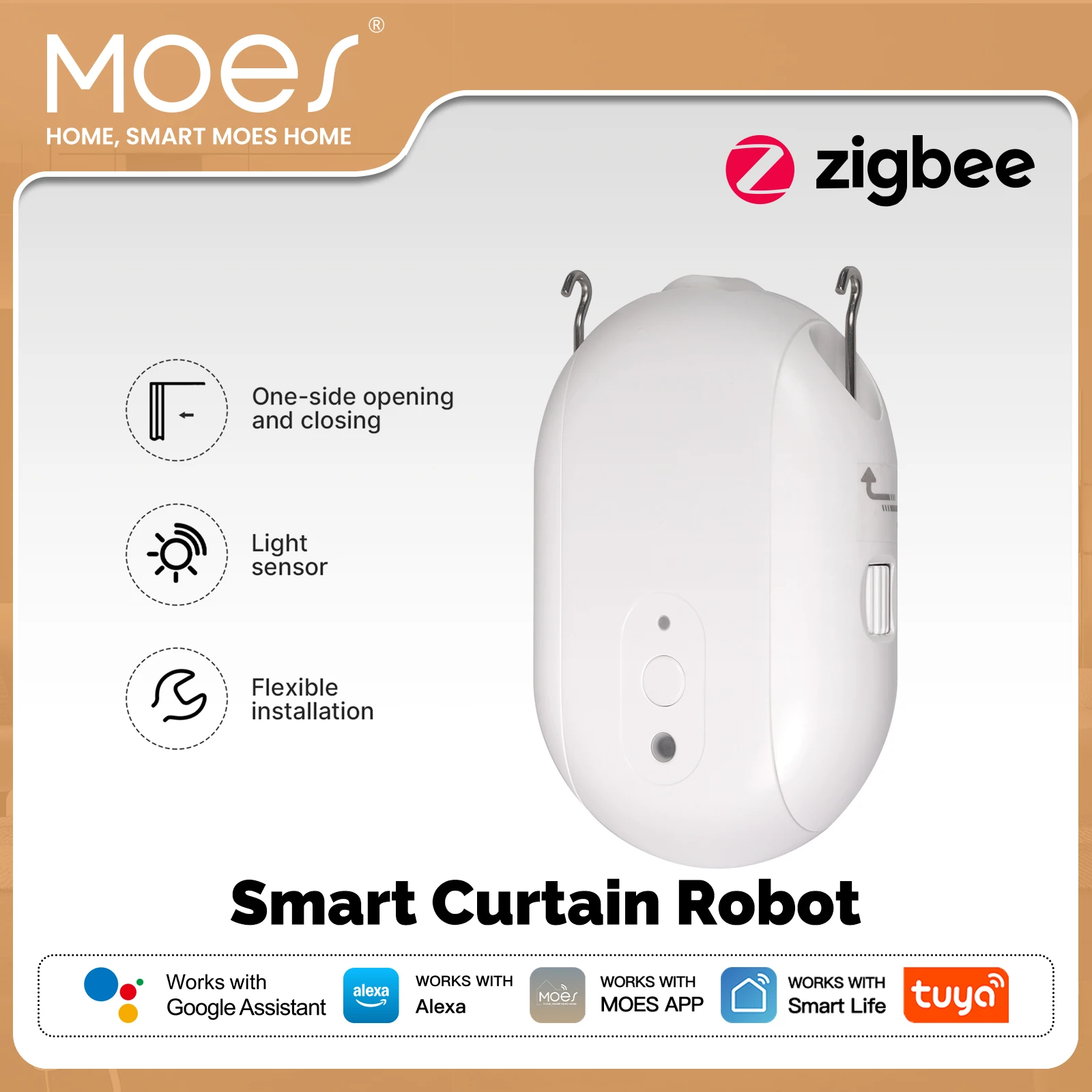 Smart Electric Curtain Robot Timing Auto Opener Closer - Image 1