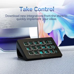 Programmable Macro Console Visual LCD Control Panel for Gaming Office - Thumbnail Image 4