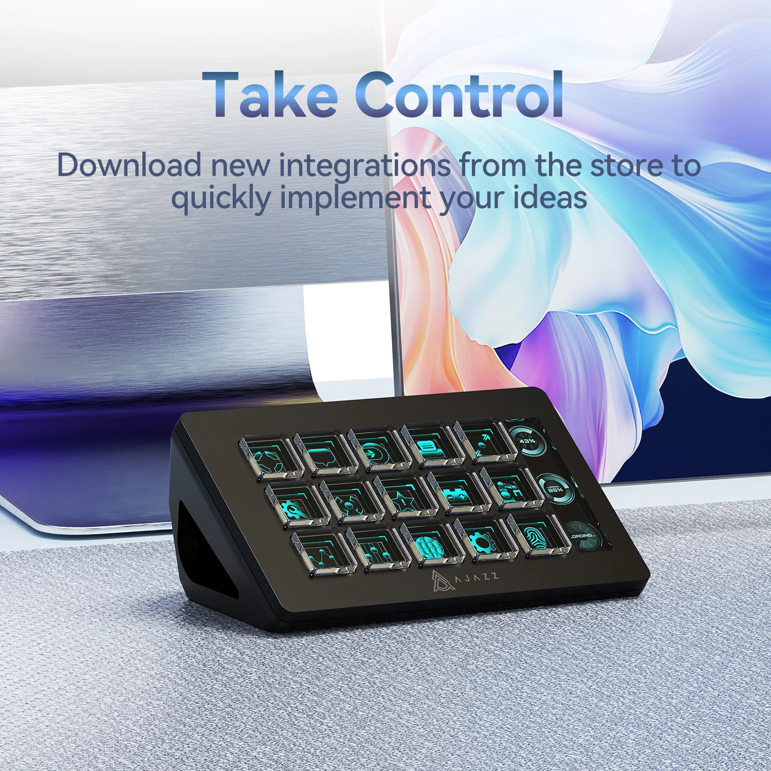 Programmable Macro Console Visual LCD Control Panel for Gaming Office - Image 4