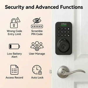 Smart Deadbolt Lock with Fingerprint & Keypad, Keyless Entry Door Lock with App Control, - Thumbnail Image 8