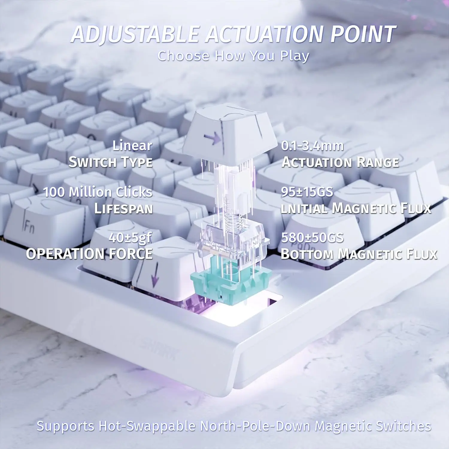 X68 HE Rapid Trigger Mechanical Gaming Keyboard - Image 2