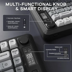 ATTACK SHARK M75 Wireless Membrane Gaming Keyboard - Thumbnail Image 3