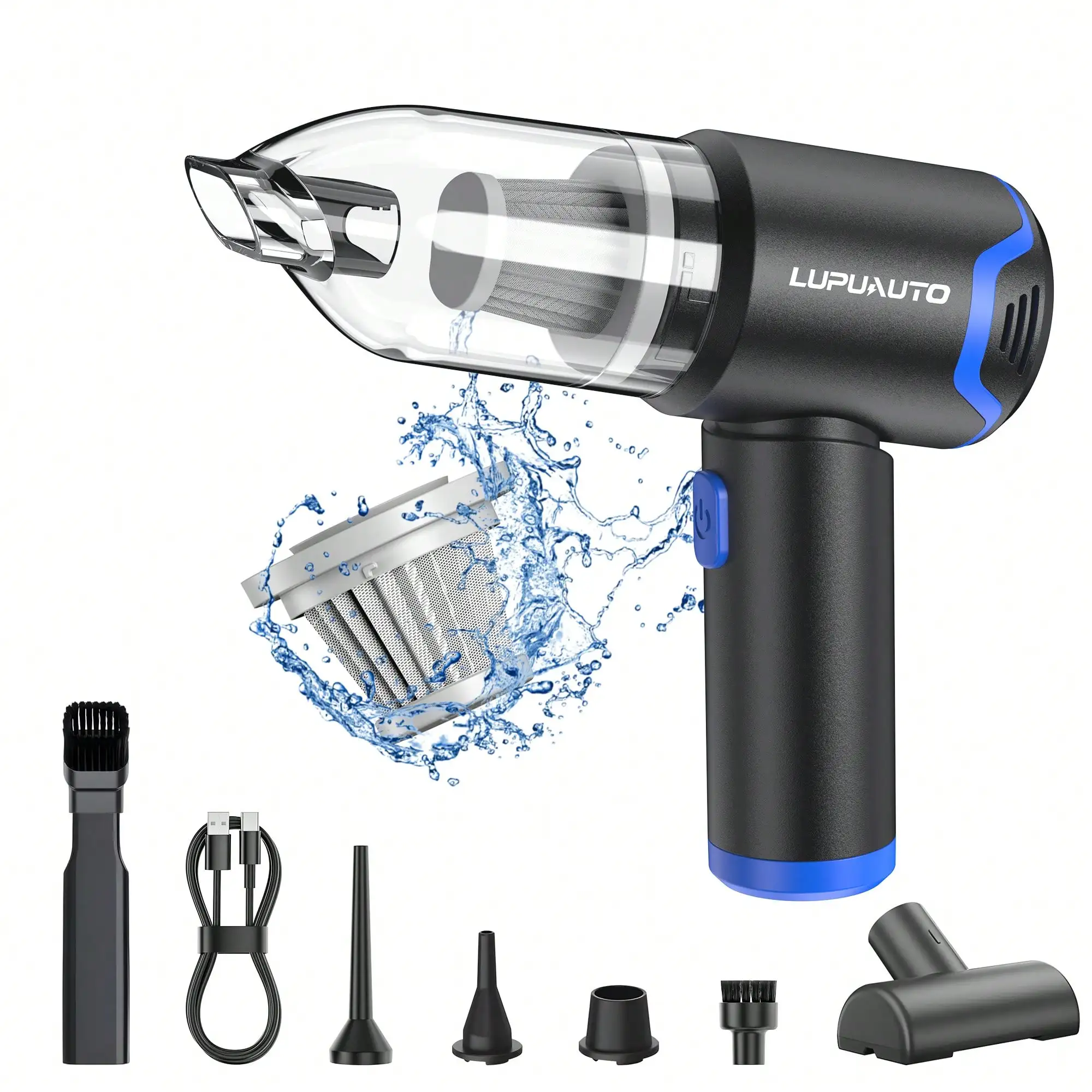 Car Vacuum Cleaner Strong Suction Cleaning - - Image 1