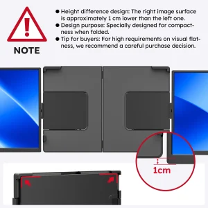 15.6 inch Triple Screen Extender for Laptop Mini PC 1080 - Thumbnail Image 6