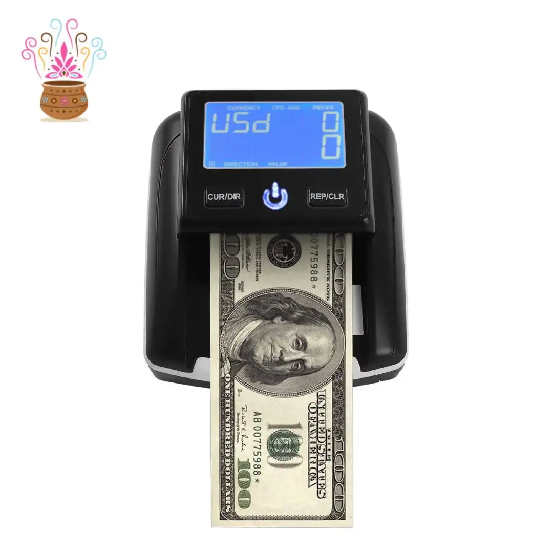 Counterfeit Bill Detector 2-in-1 Detect Count 1-999 - Image 1