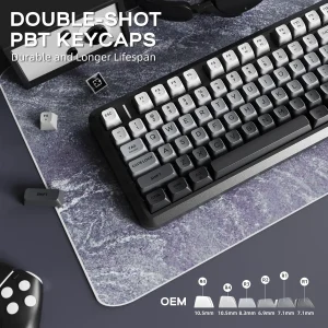 ATTACK SHARK M75 Wireless Membrane Gaming Keyboard - Thumbnail Image 6