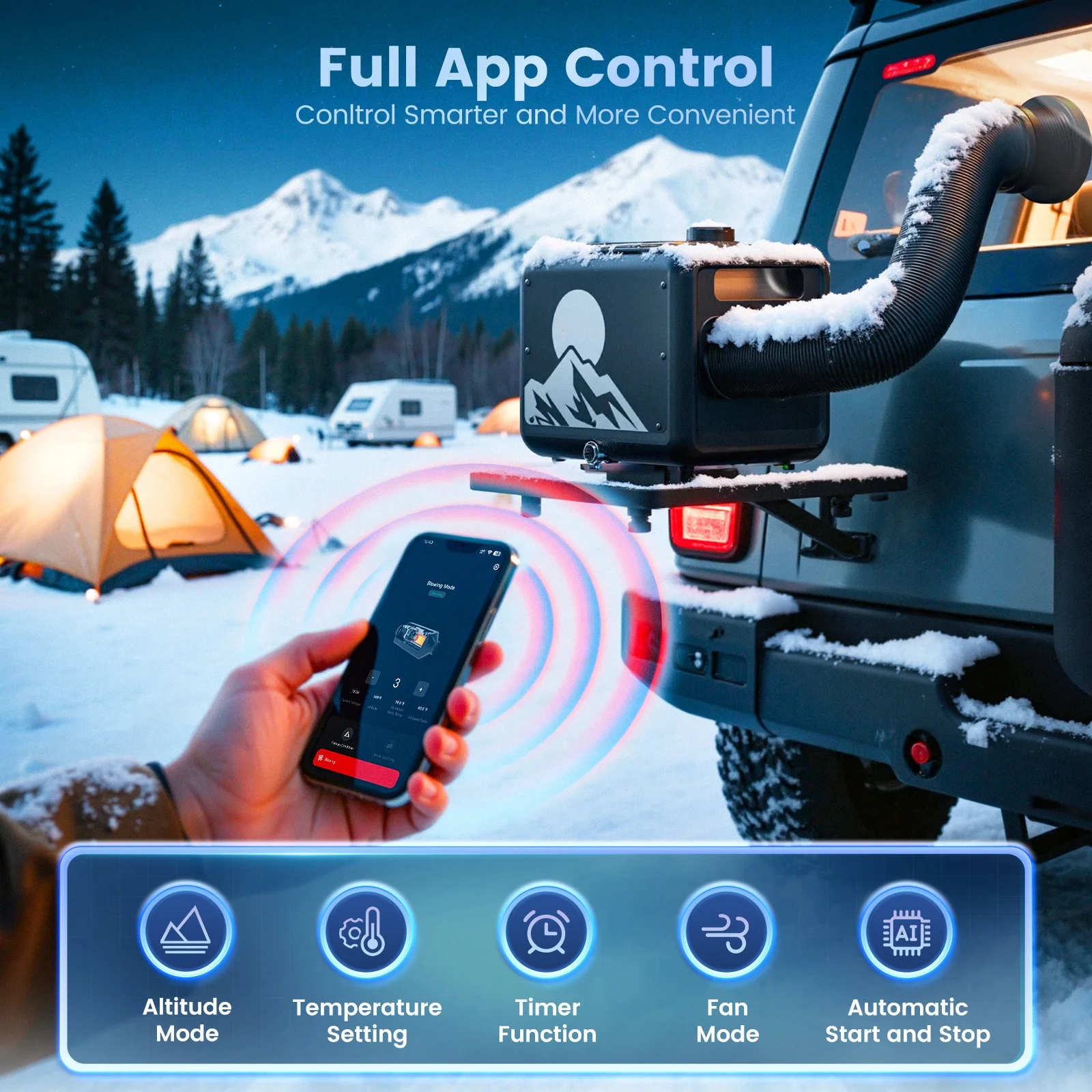 8KW Diesel Parking Heater with App Control - Image 5