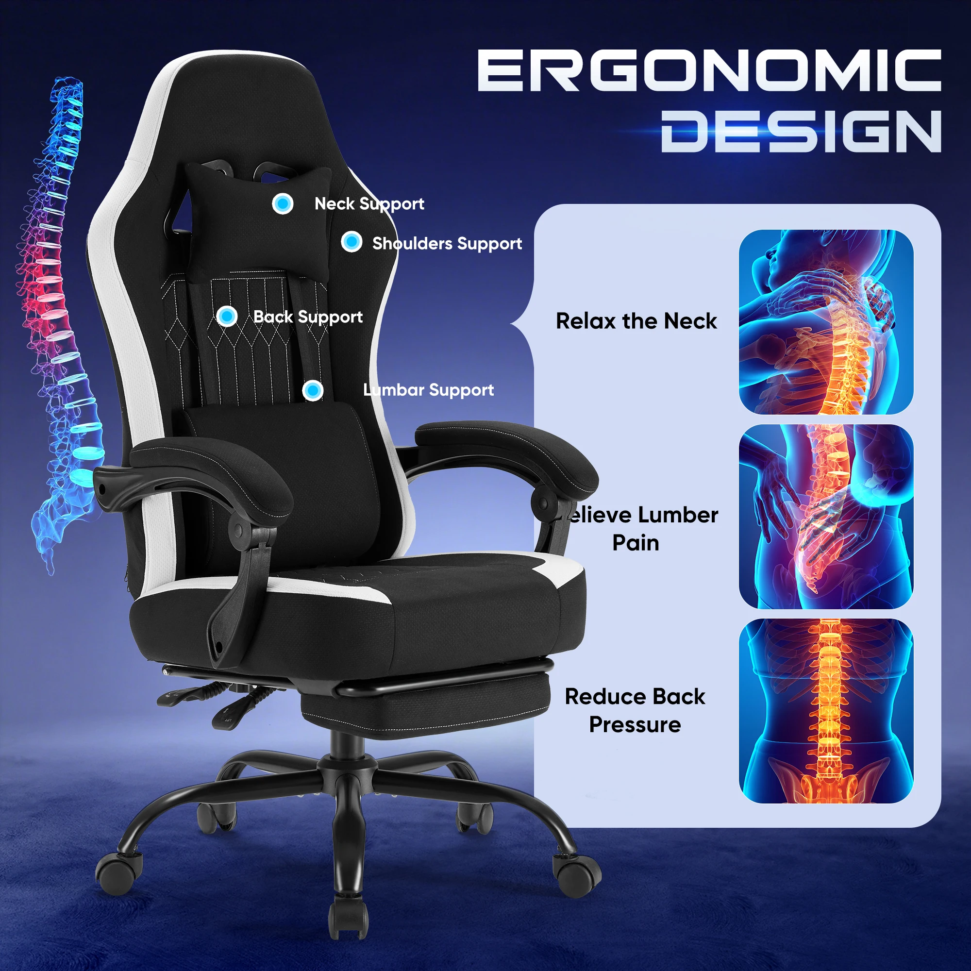 Ergonomic Computer Gaming Chair - Image 5