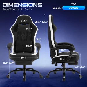 Ergonomic Computer Gaming Chair - Thumbnail Image 3