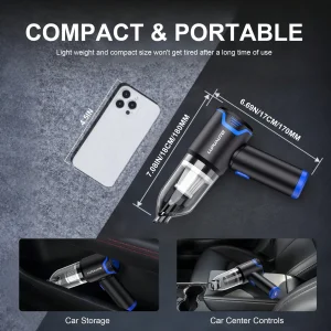 Car Vacuum Cleaner Strong Suction Cleaning - - Thumbnail Image 6