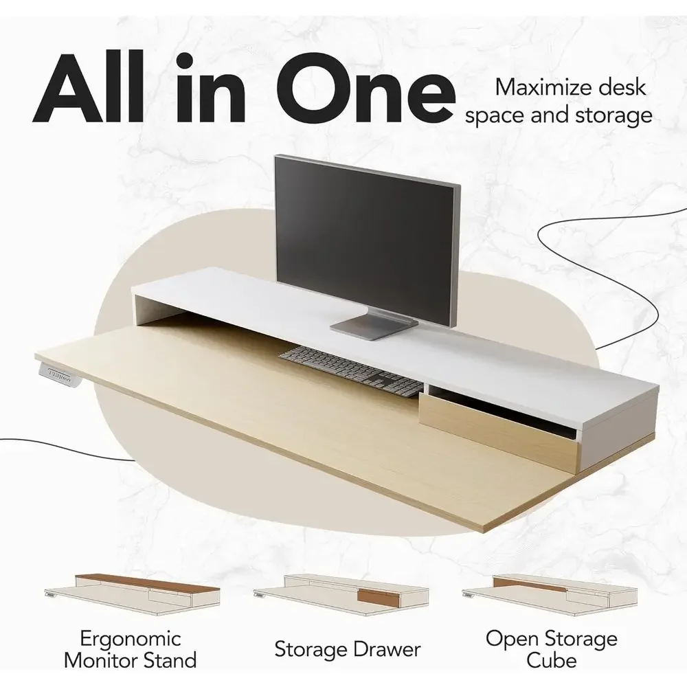 47 Height-Adjustable Electric Standing Desk - Image 5